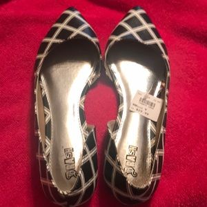 Black and white flats